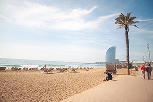 Stranden Barceloneta