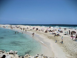 Strand på Formentera