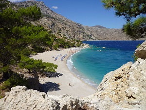 Strand vid Karpathos