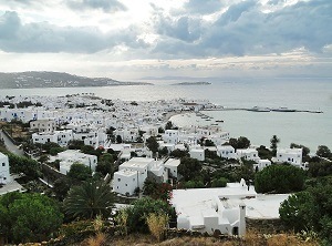 Vy Mykonos stad