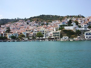 Skopelos stad