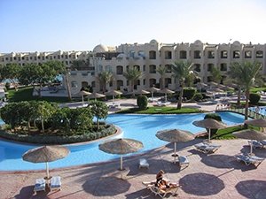 Hotell med poolområde