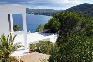 Utsikt från hus, Ibiza