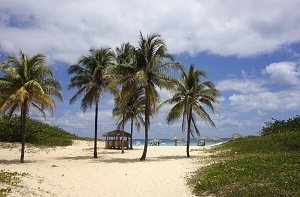 Strand på Kuba
