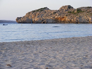 Strand på Menorca