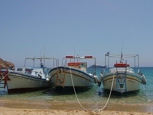 Mykonos båtar